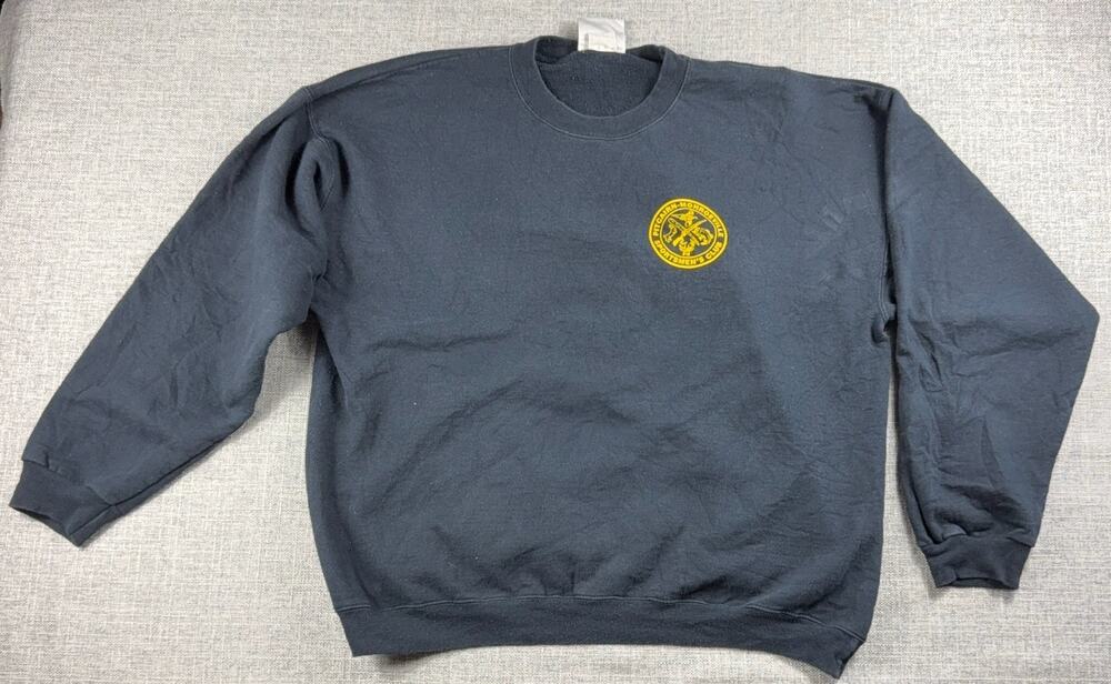 Vintage Pitcairn Monroeville Sportsmen Club Sweatshirt Mens L Hunting Fishing